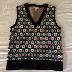Philosophy Multicolor Floral Knit Vest